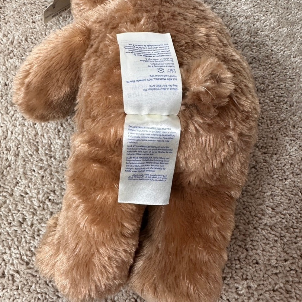Build-A-Bear Workshop Lil Brownie Teddy Bear Brown Plush Stuffed Animal NWT - Picture 8 of 9